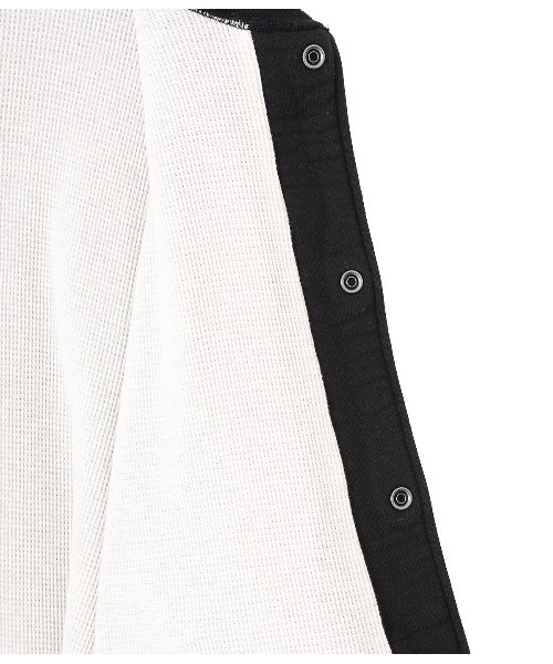 GOLD（ゴールド）の「東洋エンタープライズ GOLD / ゴールド：SUVIN COTTON SWEAT SNAP JACKET：22B-GL69020[MUS]（ブルゾン・メンズ・ブラック・XL/L/M）」の8枚目の写真