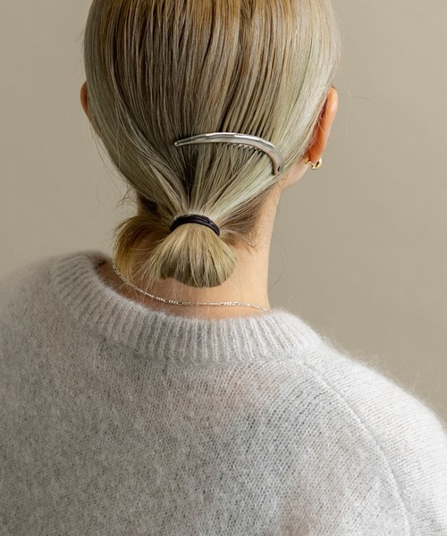 SMELLY(スメリー)の「カーブメタルコーム(その他ヘアアクセサリー・レディース・シルバー・-)」の6枚目の写真