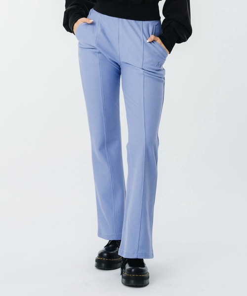 X-girl(エックスガール)の「TWILL SWEAT PANTS(スウェットパンツ・レディース・ブラック/ライトブルー/ホワイト・S/M)」の1枚目の写真