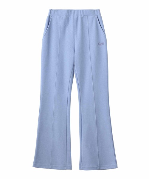 X-girl(エックスガール)の「TWILL SWEAT PANTS(スウェットパンツ・レディース・ブラック/ライトブルー/ホワイト・S/M)」の9枚目の写真