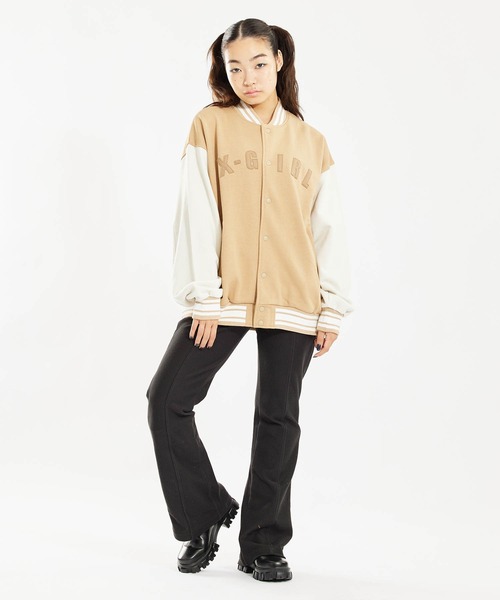 X-girl(エックスガール)の「TWILL SWEAT PANTS(スウェットパンツ・レディース・ブラック/ライトブルー/ホワイト・S/M)」の17枚目の写真