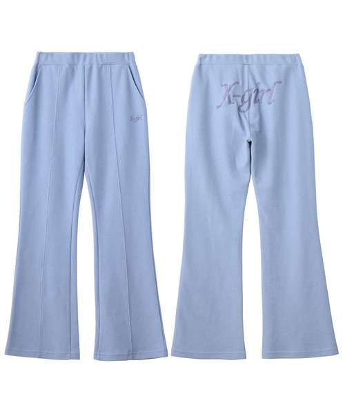 X-girl(エックスガール)の「TWILL SWEAT PANTS(スウェットパンツ・レディース・ブラック/ライトブルー/ホワイト・S/M)」の22枚目の写真
