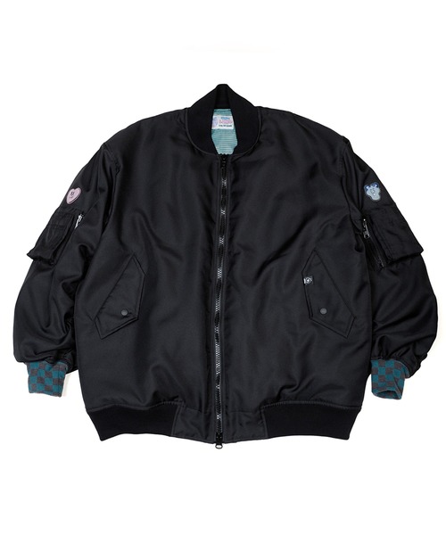 KJ PATCHED BOMBER MA-1