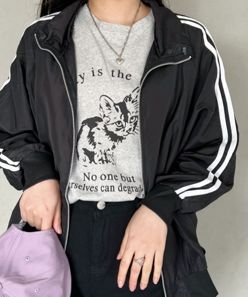 セール】【23S/S 春夏新作】サイドラインオーバーサイズブルゾン