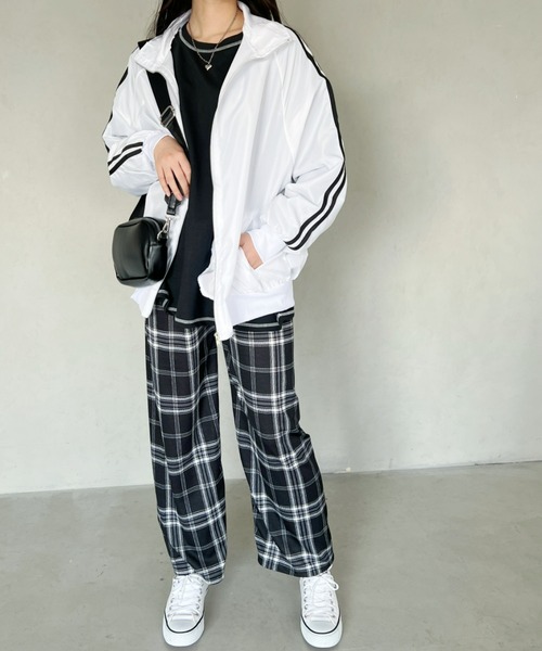 セール】【23S/S 春夏新作】サイドラインオーバーサイズブルゾン