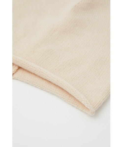 SLY（スライ）の「FINE KNIT BEANIE ファインニット ビーニー ニット帽 ニットキャップ（ニットキャップ/ビーニー・レディース・アイボリー/ブラック・FREE）」の10枚目の写真