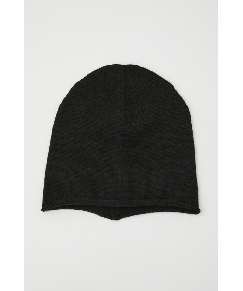 SLY（スライ）の「FINE KNIT BEANIE ファインニット ビーニー ニット帽 ニットキャップ（ニットキャップ/ビーニー・レディース・アイボリー/ブラック・FREE）」の4枚目の写真