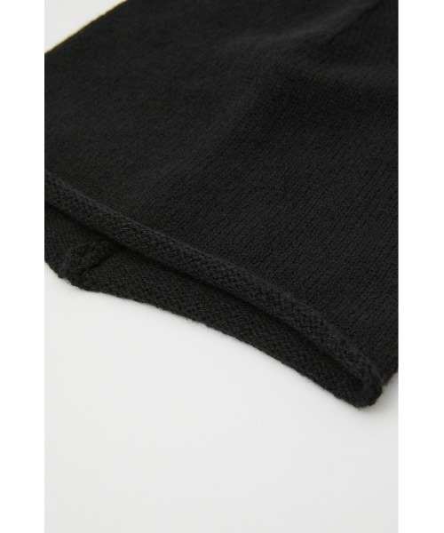 SLY（スライ）の「FINE KNIT BEANIE ファインニット ビーニー ニット帽 ニットキャップ（ニットキャップ/ビーニー・レディース・アイボリー/ブラック・FREE）」の3枚目の写真