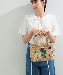 Ray BEAMS | Casselini × Ray BEAMS / 別注 刺繍 バスケット バッグ(トートバッグ)