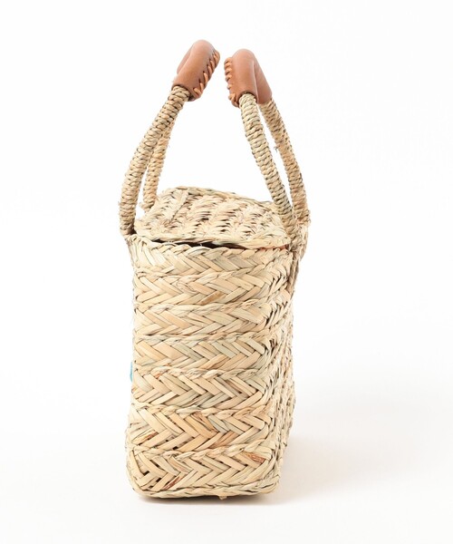 Ray BEAMS(レイビームス)の「Casselini × Ray BEAMS / 別注 刺繍 バスケット バッグ(トートバッグ・レディース・レッド/グリーン・ONE SIZE)」の10枚目の写真