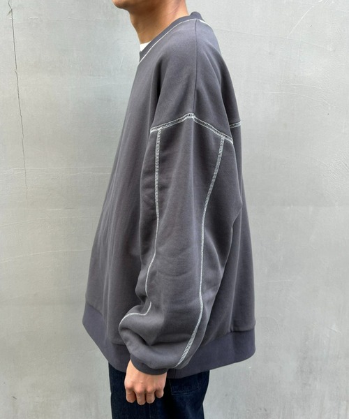 CIAOPANIC（チャオパニック）の「配色ステッチ裏毛スウェット