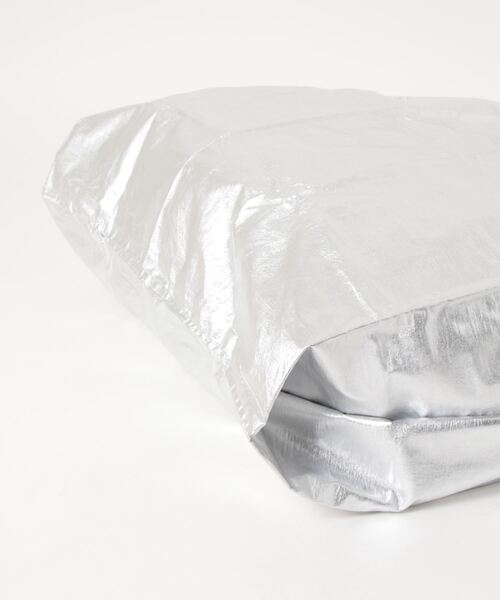 BAGGU（バグー）の「【BAGGU/バグゥ】STANDARD BAGGU メタリック（エコバッグ/サブバッグ・レディース・シルバー/ピンク・FREE）」の10枚目の写真