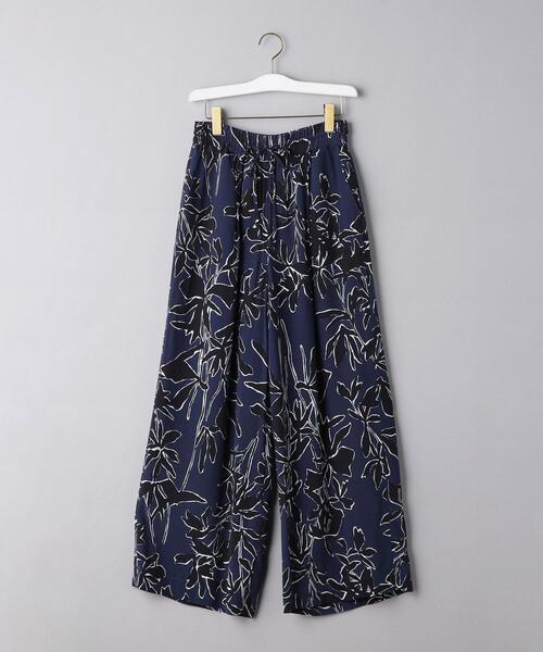 SACRA SHADOW LEAF プリント ドロースト パンツ SACRA（サクラ）の「＜SACRA＞プリント ドロースト パンツ