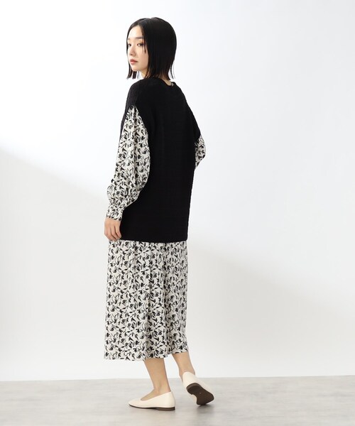 THE SHOP TK (ザ ショップ ティーケー )の「◆【洗える】ツイード風ニットベスト(ベスト・レディース・ブラック系3/ベージュ系その他7・99)」の14枚目の写真