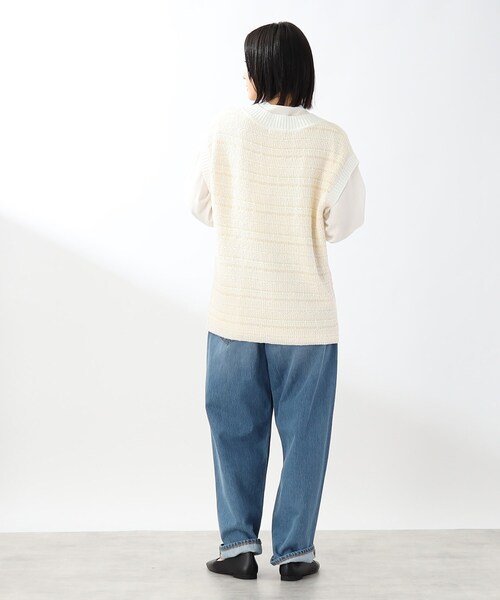 THE SHOP TK (ザ ショップ ティーケー )の「◆【洗える】ツイード風ニットベスト(ベスト・レディース・ブラック系3/ベージュ系その他7・99)」の20枚目の写真