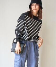 パネルボーダービッグTシャツ