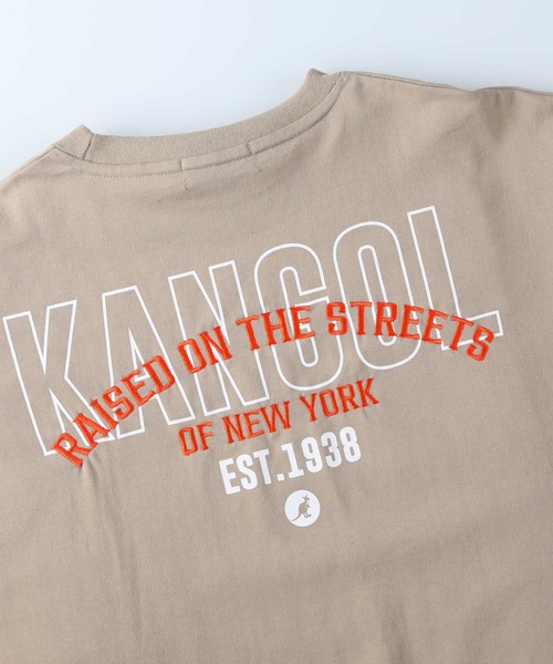 KANGOL(カンゴール)の「【KANGOL】レイヤード長袖Tシャツ(Tシャツ/カットソー・レディース・ベージュ/ネイビー/パープル・M/L)」の5枚目の写真