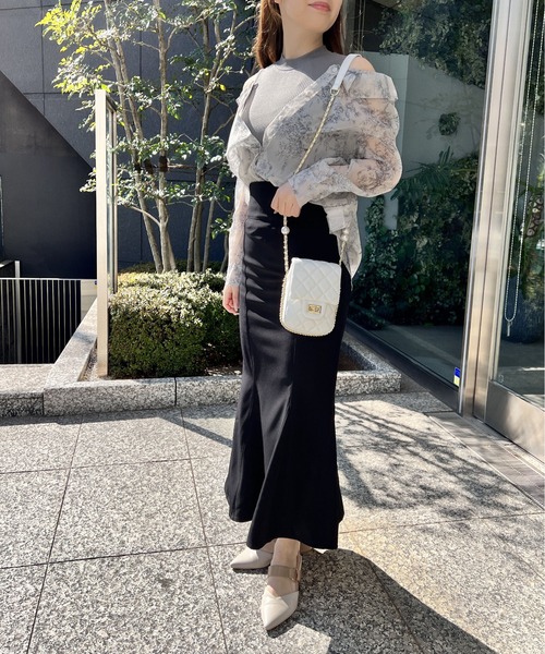 NOA NOA ジンジャートップ NOMAE（ノーマエ）の「シア―シャツレイヤードトップス（シャツ