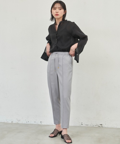 【セール】ドロスト付きテーパードパンツ（その他パンツ）｜Aunt Marie's（アントマリーズ）