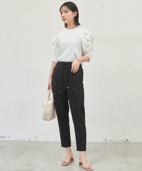 【セール】ドロスト付きテーパードパンツ（その他パンツ）｜Aunt Marie's（アントマリーズ）