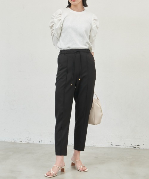 【セール】ドロスト付きテーパードパンツ（その他パンツ）｜Aunt Marie's（アントマリーズ）