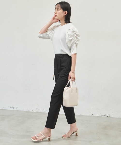 【セール】ドロスト付きテーパードパンツ（その他パンツ）｜Aunt Marie's（アントマリーズ）