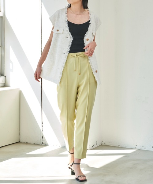 【セール】ドロスト付きテーパードパンツ（その他パンツ）｜Aunt Marie's（アントマリーズ）