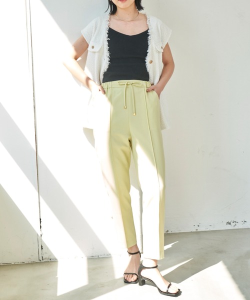 【セール】ドロスト付きテーパードパンツ（その他パンツ）｜Aunt Marie's（アントマリーズ）