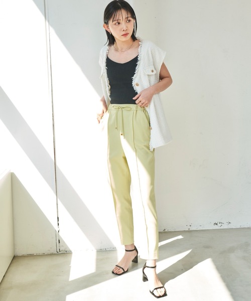 【セール】ドロスト付きテーパードパンツ（その他パンツ）｜Aunt Marie's（アントマリーズ）