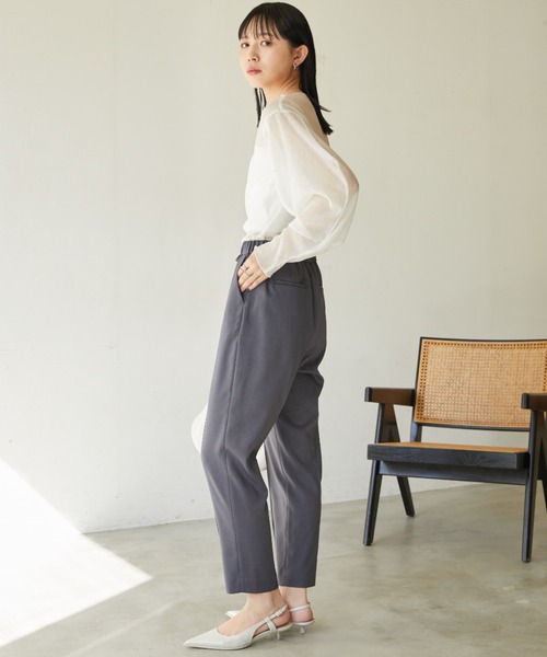 【セール】ドロスト付きテーパードパンツ（その他パンツ）｜Aunt Marie's（アントマリーズ）