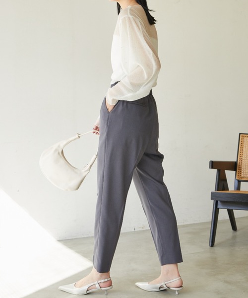 【セール】ドロスト付きテーパードパンツ（その他パンツ）｜Aunt Marie's（アントマリーズ）