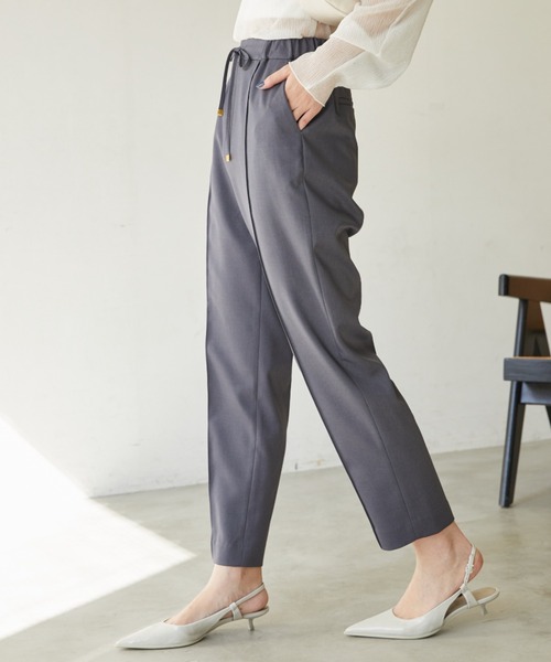 【セール】ドロスト付きテーパードパンツ（その他パンツ）｜Aunt Marie's（アントマリーズ）