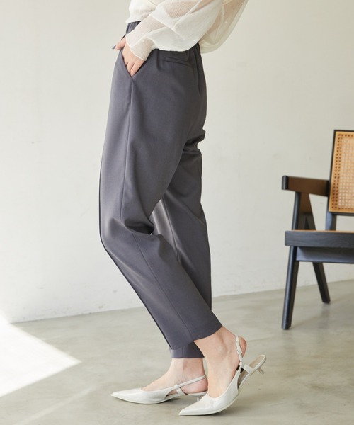 【セール】ドロスト付きテーパードパンツ（その他パンツ）｜Aunt Marie's（アントマリーズ）