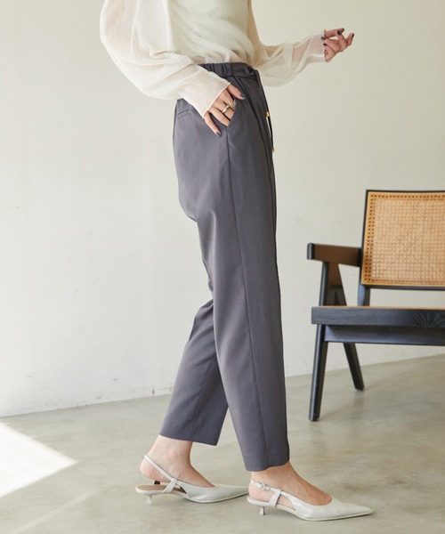 【セール】ドロスト付きテーパードパンツ（その他パンツ）｜Aunt Marie's（アントマリーズ）