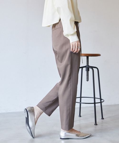 【セール】ドロスト付きテーパードパンツ（その他パンツ）｜Aunt Marie's（アントマリーズ）