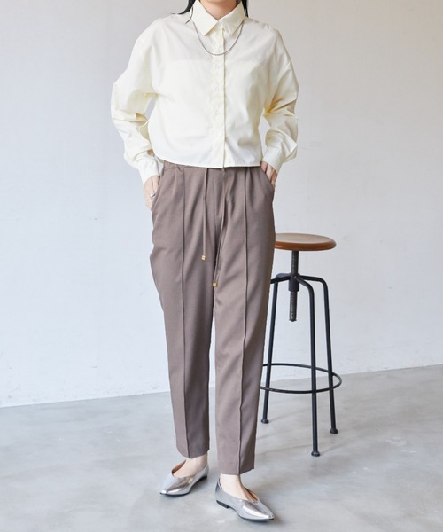 【セール】ドロスト付きテーパードパンツ（その他パンツ）｜Aunt Marie's（アントマリーズ）