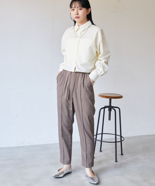 【セール】ドロスト付きテーパードパンツ（その他パンツ）｜Aunt Marie's（アントマリーズ）