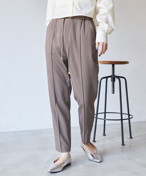 【セール】ドロスト付きテーパードパンツ（その他パンツ）｜Aunt Marie's（アントマリーズ）