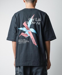 【SIXSENCERECORD×FRANKLIN & MARSHALL】BACKプリントS/S TEE