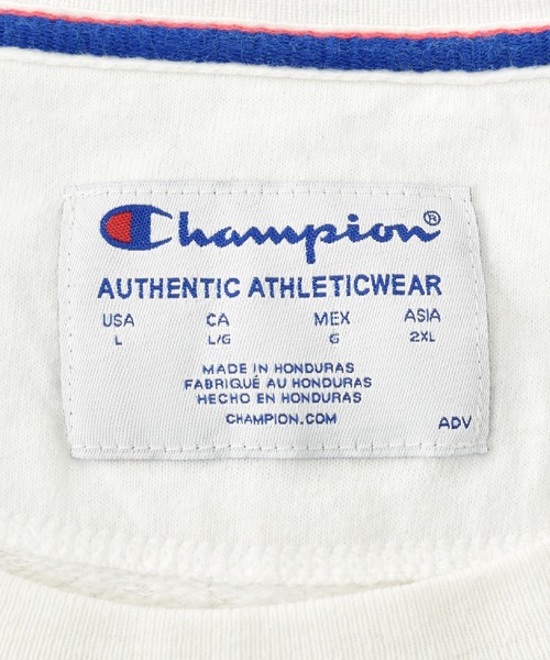 Champion(チャンピオン)の「【ヴィンテージ古着】Y2K Champion/チャンピオン ロゴプリント ラグランスウェット(スウェット・メンズ・ホワイト・LARGE)」の8枚目の写真