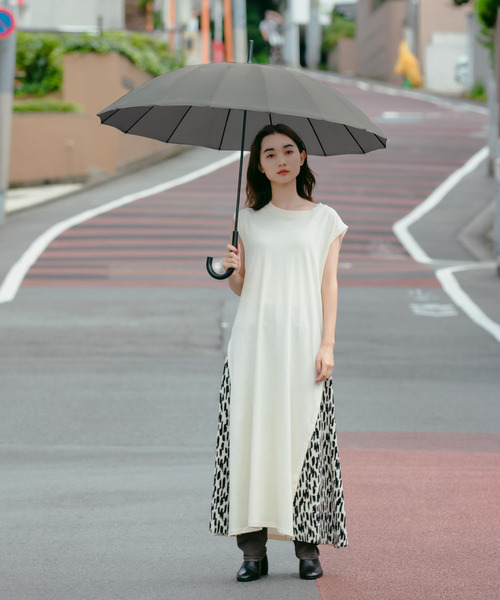 Wpc.（ダブリュピーシー）の「Wpc./ダブリュピーシー 長傘 UNISEX 16K アンブレラ UX02-078-001（長傘・メンズ・ベージュ/グレー/カーキ/ブラック/ブラック×グレー/チャコール・60cm）」の3枚目の写真