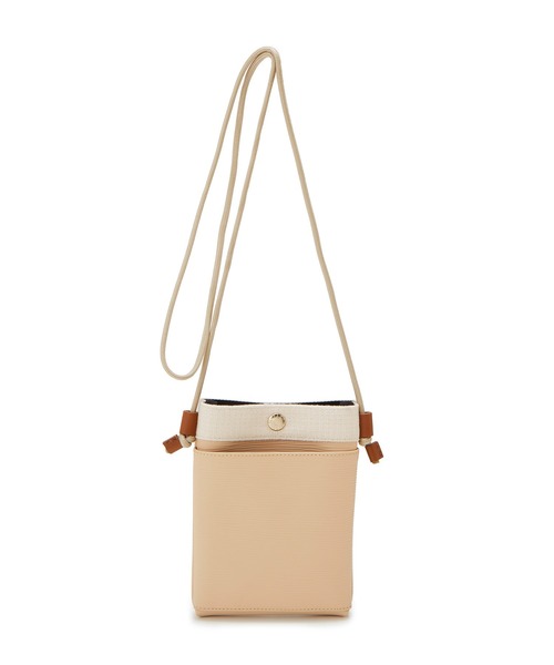 Breath TOPKAPI（ブレストプカピ）の「【VERY11月号掲載】【Breath TOPKAPI/ブレス トプカピ】 RIPPLE リプル スリム サコッシュ スマホショルダー（ショルダーバッグ・レディース・ライトカーキ/ブラック/クリーム/ベージュ系その他2/グレイッシュベージュ/オフホワイト/カーキブラウン/チャコールグレー/ベージュ系その他5/ライトベージュ/ピンク/アイボリー/ベージュ系その他・FREE）」の21枚目の写真