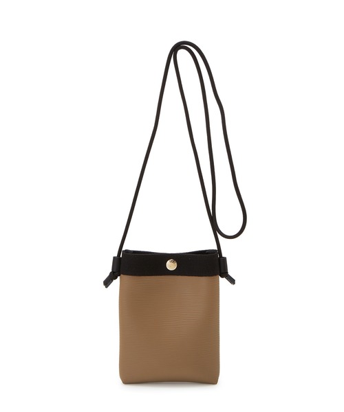 Breath TOPKAPI（ブレストプカピ）の「【VERY11月号掲載】【Breath TOPKAPI/ブレス トプカピ】 RIPPLE リプル スリム サコッシュ スマホショルダー（ショルダーバッグ・レディース・ライトカーキ/ブラック/クリーム/ベージュ系その他2/グレイッシュベージュ/オフホワイト/カーキブラウン/チャコールグレー/ベージュ系その他5/ライトベージュ/ピンク/アイボリー/ベージュ系その他・FREE）」の17枚目の写真