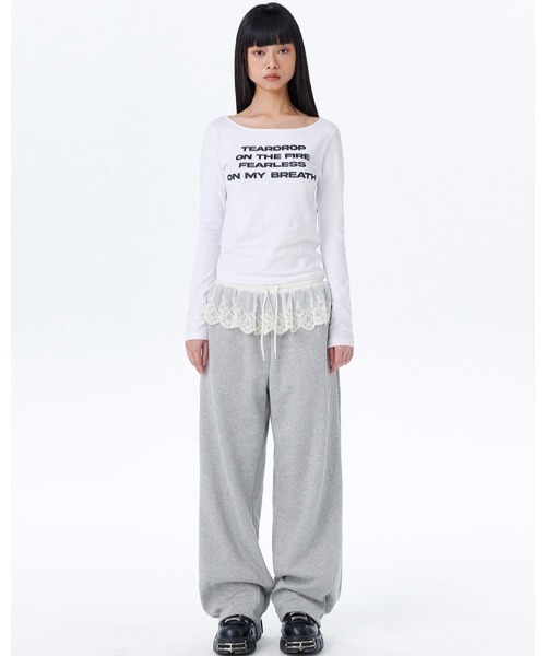 A'GEM/9 × .kom『runningHIGH/ランニングハイ』LETTERING SLIM L