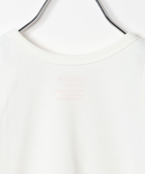 BAYFLOW（ベイフロー）の「ワッフルタンクトップ(KIDS)（タンクトップ・キッズ・ブルー/オフホワイト・130cm/120cm/140cm/110cm）」の15枚目の写真