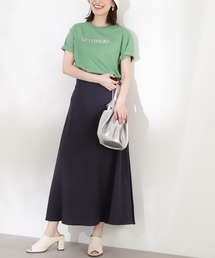 N.(N. Natural Beauty Basic) | 【S Size Line】◆麻混フレアスカート(スカート)