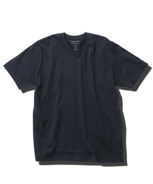 jiggys shop（ジギーズショップ）の「コットン Vネック 半袖無地 Tシャツ カットソー（Tシャツ/カットソー・メンズ・ミックスグレー/ロイヤルブルー/グレー/ネイビー/ブラック/ホワイト/カーキ・X-LARGE/MEDIUM/SMALL/LARGE/XX-LARGE）」の13枚目の写真