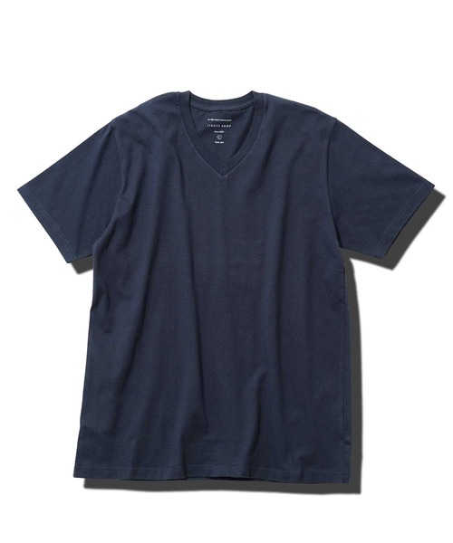 jiggys shop（ジギーズショップ）の「コットン Vネック 半袖無地 Tシャツ カットソー（Tシャツ/カットソー・メンズ・ミックスグレー/ロイヤルブルー/グレー/ネイビー/ブラック/ホワイト/カーキ・X-LARGE/MEDIUM/SMALL/LARGE/XX-LARGE）」の19枚目の写真