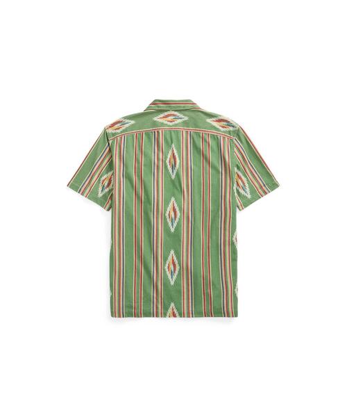 RRL(ダブル アール エル)の「プリント ジャージー キャンプ シャツ(シャツ/ブラウス・メンズ・グリーン・L/M/S/XL/XS)」の3枚目の写真