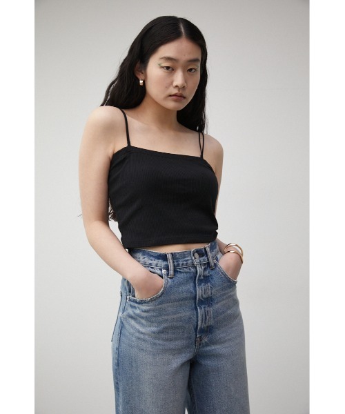 AZUL by moussy（アズールバイマウジー）の「A/B DOUBLE STRAP TUBE TOP/ダブルストラップチューブトップ（チューブトップ・レディース・アイボリー/ブラック・SMALL/MEDIUM）」の12枚目の写真